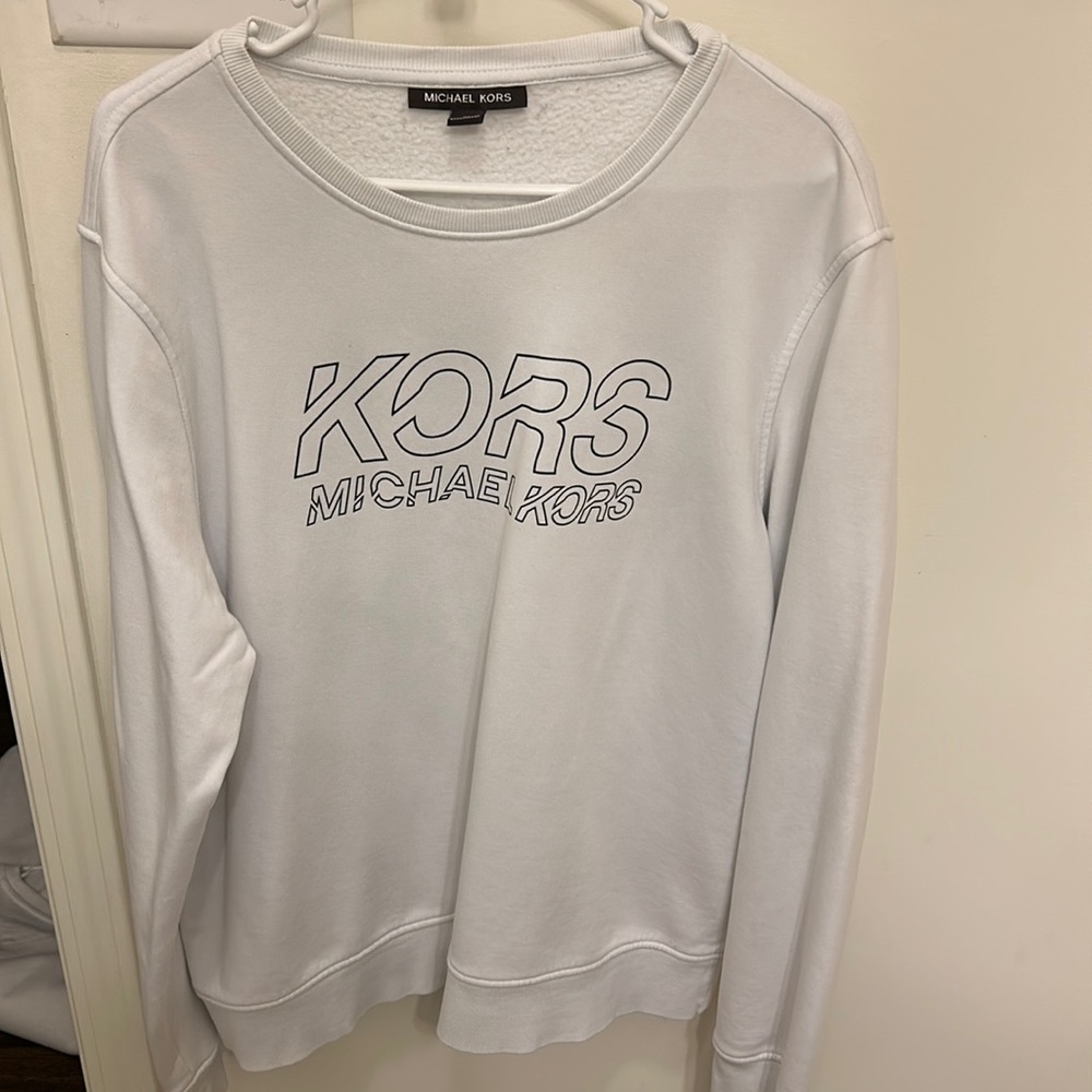 white michael kors crewneck